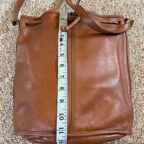 Coach Tan Leather Shoulder Bag - Picture 11 of 14